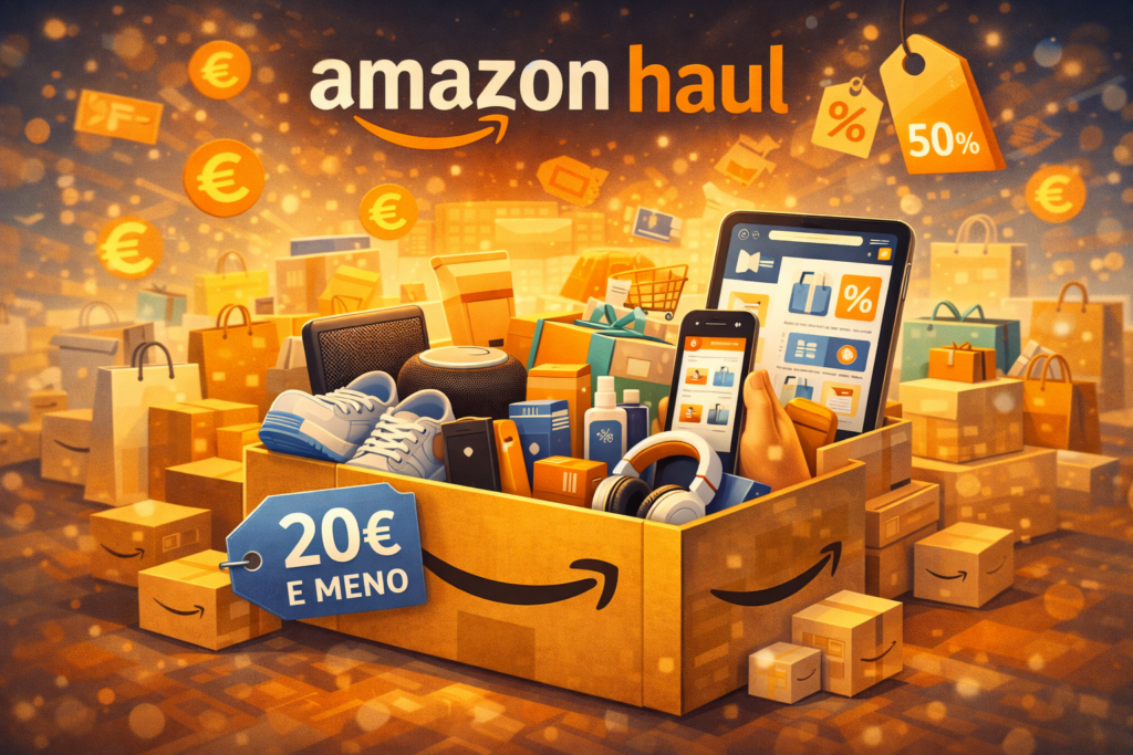 Amazon Haul prodotti low cost con offerte e acquisti online economici sotto i 20 euro