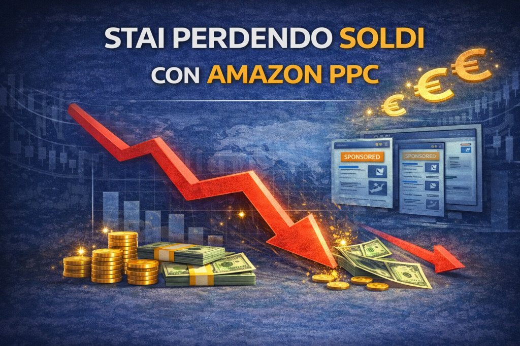 perdita soldi amazon ppc campagne amazon non profittevoli amazon acos alto traffico non convertente