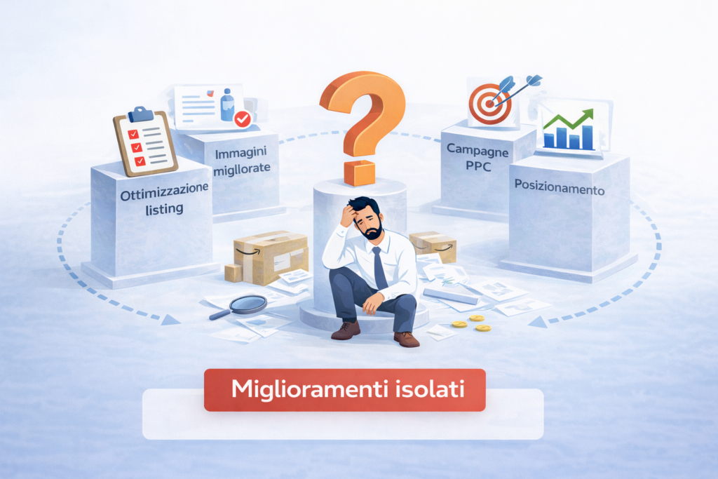 miglioramenti isolati amazon senza strategia vendite non crescono