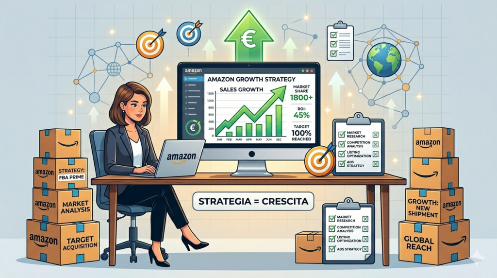 strategia amazon business crescita vendite ottimizzazione amazon successo