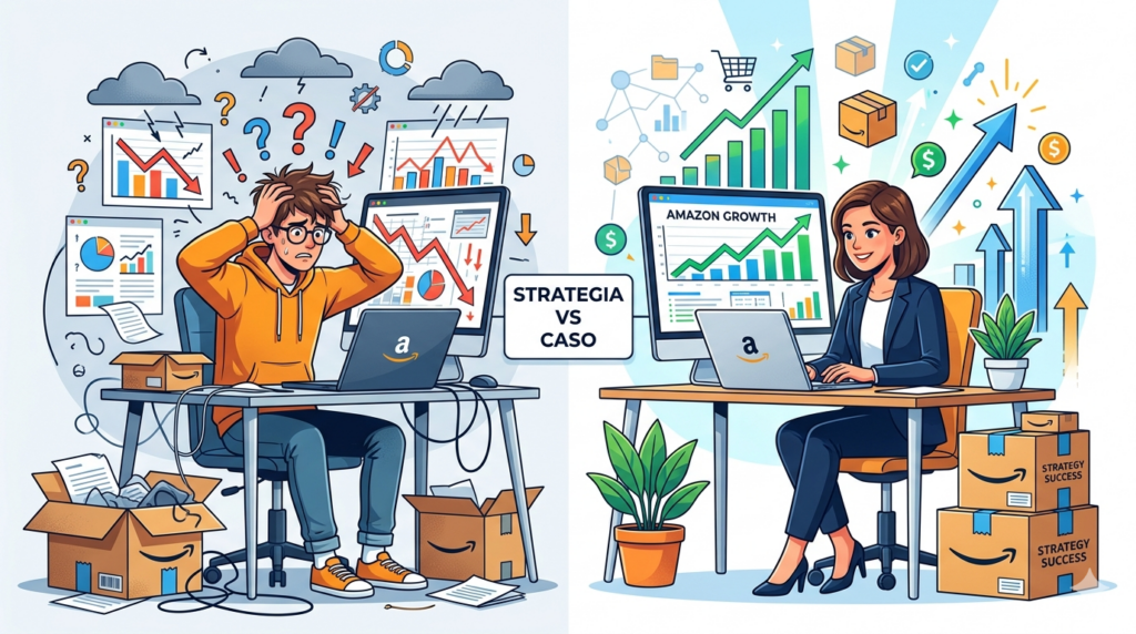 strategia amazon vs approccio casuale vendere su amazon successo business