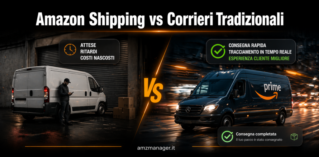 amazon shipping vs corrieri tradizionali confronto logistica ecommerce