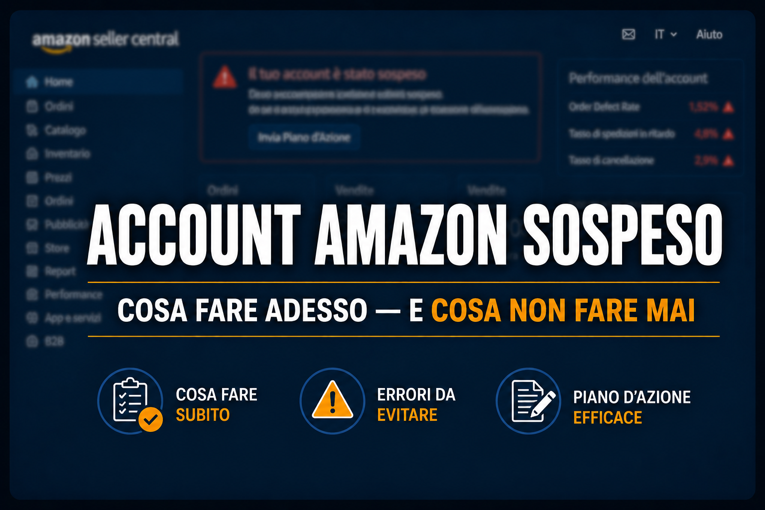 Account Amazon sospeso: cosa fare adesso (e cosa NON fare mai)
