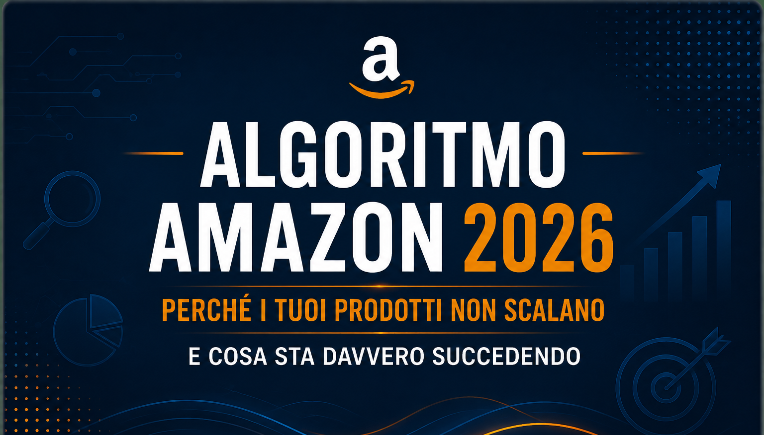 Algoritmo Amazon 2026: perché i tuoi prodotti non scalano (e cosa sta davvero succedendo)