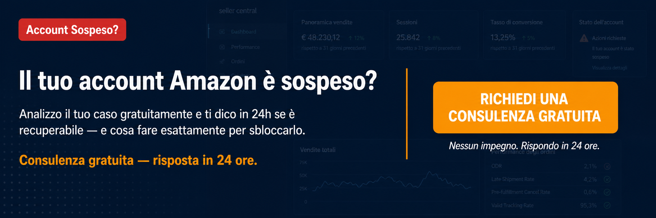 consulenza amazon gratuita - account amazon sospeso analisi e piano di recupero