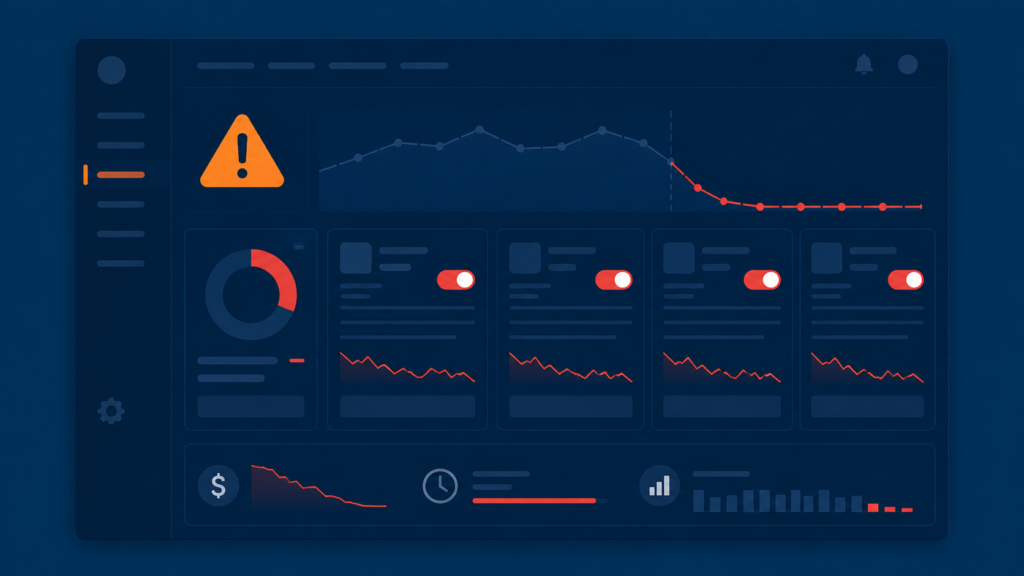 Campagne Amazon Ads offline con budget esaurito prima di mezzogiorno