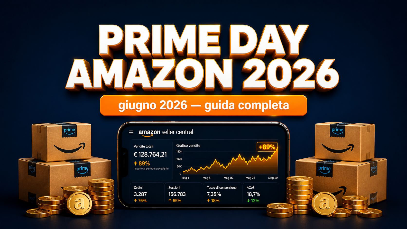 Amazon Prime Day 2026: date, offerte e guida completa per venditori