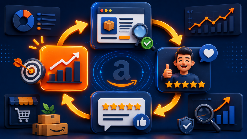 Sistema di prevenzione recensioni negative Amazon ciclo virtuoso ottimizzazione listing monitoraggio ODR e account health