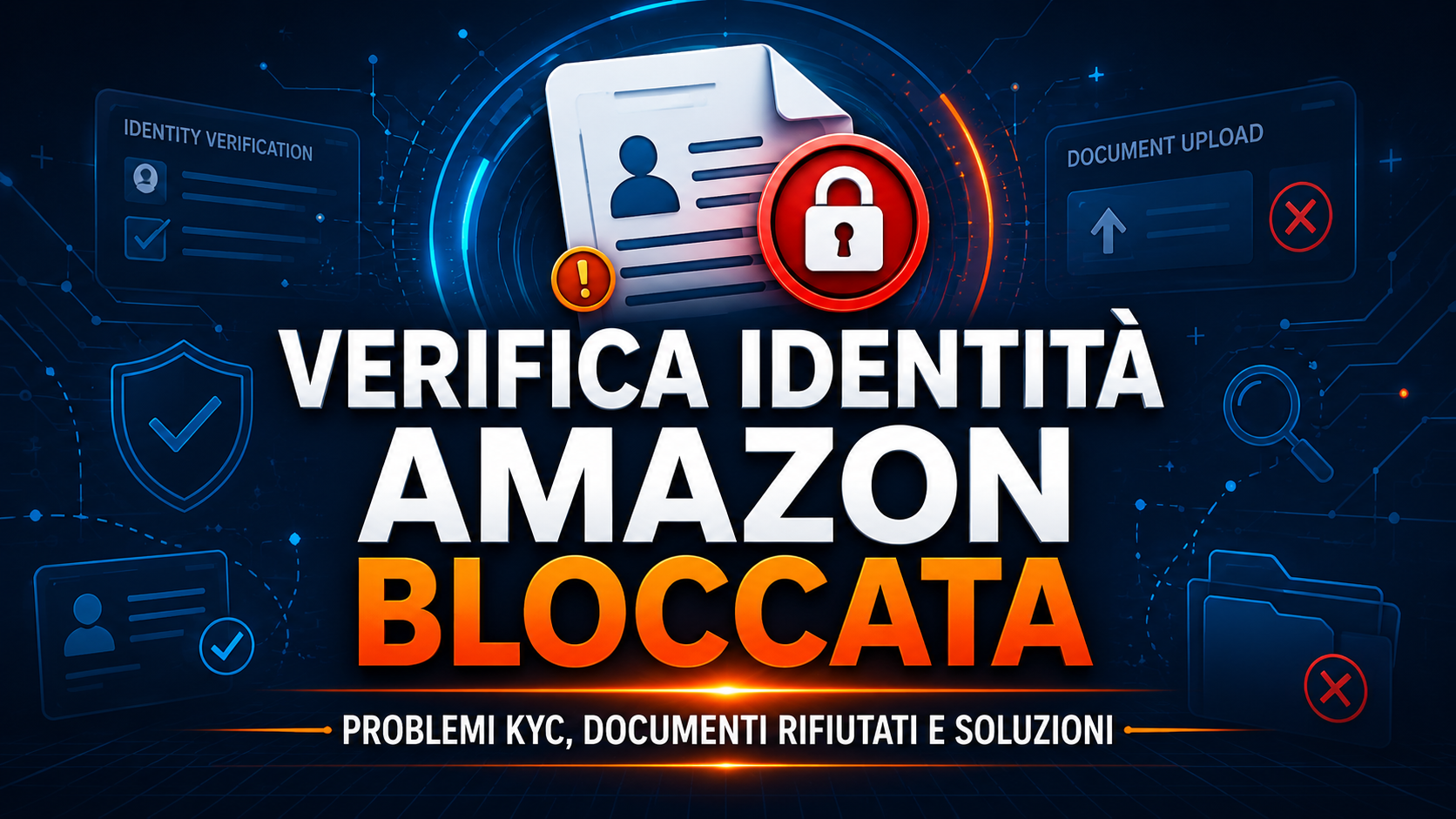 Verifica Identità Amazon Bloccata: Problemi KYC, Documenti Rifiutati e Soluzioni